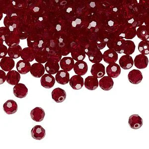 PRECIOSA 4mm Rounds - Siam AB - 72 pcs ( 1/2 gross)