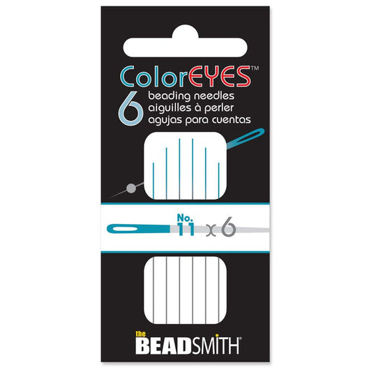Color Eyes - Beading Needles - Size 11 - Pack 6