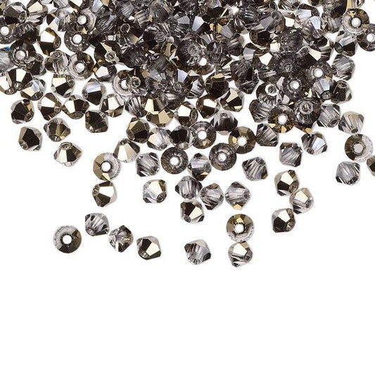 PRECIOSA 3mm Bicones - Starlight Gold - Half - 144 pcs ( 1 gross)