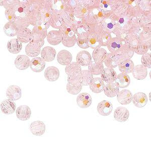 PRECIOSA 4mm Rounds - Pink Sapphire AB - 72 pcs ( 1/2 gross)