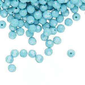 PRECIOSA 4mm Rounds - Turquoise - 72 pcs ( 1/2 gross)