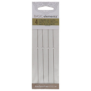 Basic Elements - Collapsible Eye Needles - Pack 4 - Heavy - 12.7cm
