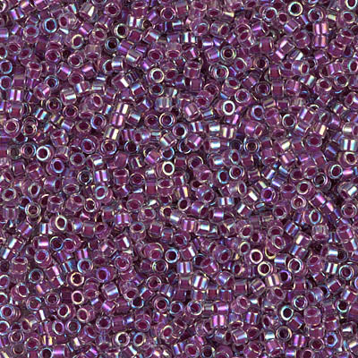 MIYUKI #11 DB 056 - Lined Magenta AB  - 5 gms
