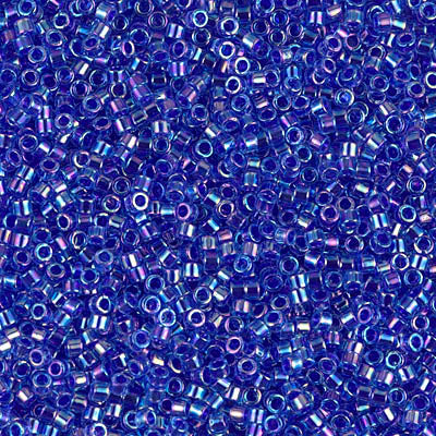 MIYUKI #11 DB 063 - Lined Blue Violet AB  - 5 gms