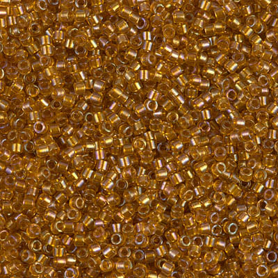 MIYUKI #11 DB 065 - Lined Topaz AB  - 5 gms