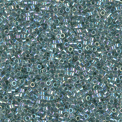 MIYUKI #11 DB 084 - Lined Light Seafoam AB - 5 gms