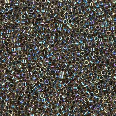 MIYUKI #11 DB 089 - Lined Dark Topaz AB - 5 gms