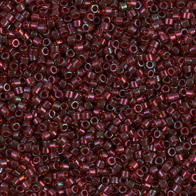 MIYUKI #11 DB 105 - Gold Luster Transparent Red- 5 gms
