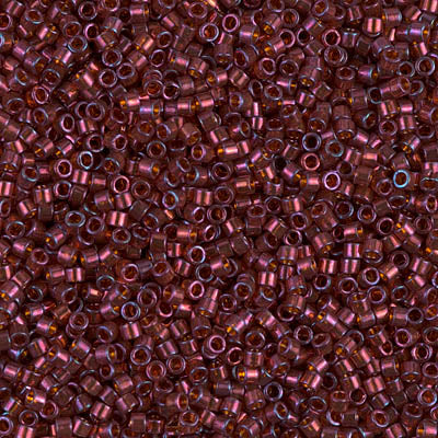 MIYUKI #11 DB 120 - Transparent Dark Topaz Claret Luster - 5 gms