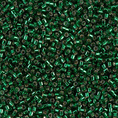 MIYUKI #11 DB 148 - Silver Lined Green - 5 gms