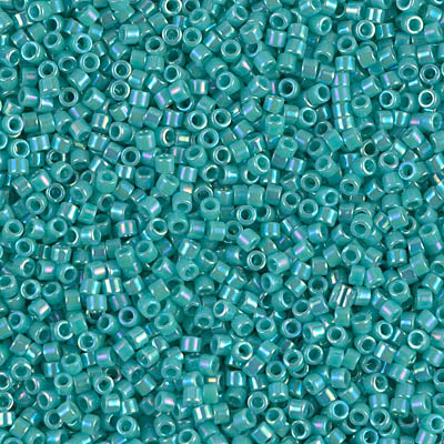 MIYUKI #11 DB 166 - Opaque Turquoise AB - 5 gms