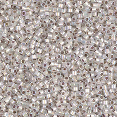 MIYUKI #11 DB 223 - Silver Lined Opal AB - 5 gms