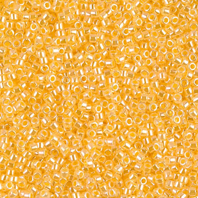 MIYUKI #11 DB 233 - Lined Crystal Yellow Luster - 5 gms