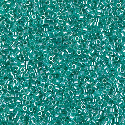 MIYUKI #11 DB 238 - Lined Crystal Green Aqua Luster - 5 gms
