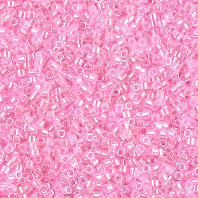 MIYUKI #11 DB 245 - Lined Crystal Medium Pink Luster - 5 gms