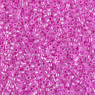 MIYUKI #11 DB 247 - Lined Crystal Fuchsia Luster - 5 gms