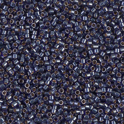 MIYUKI #11 DB 278 - Lined Dark Blue Luster - 5 gms