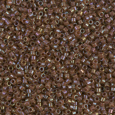 MIYUKI #11 DB 287 - Cinnamon Lined Topaz Luster - 5 gms