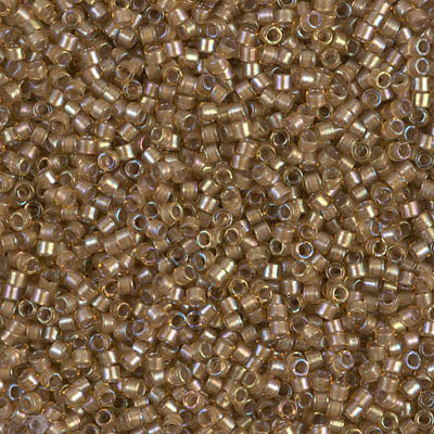 MIYUKI #11 DB 288 - White Lined Saffron AB - 5 gms