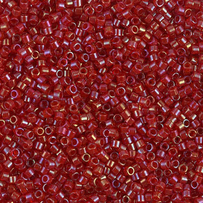 MIYUKI #11 DB 295 - CI Red Lined Red AB - 5 gms