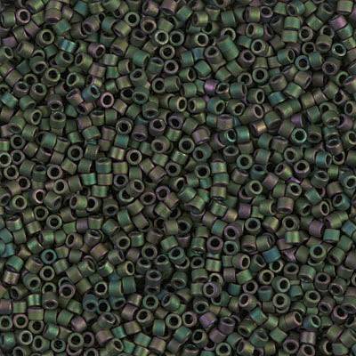 MIYUKI #11 DB 327 - Matte Metallic Teal Iris - 5 gms