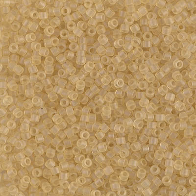 MIYUKI #11 DB 382 - Matte Transparent Pale Topaz - 5 gms