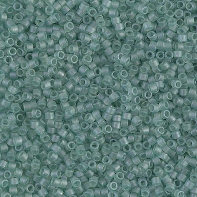 MIYUKI #11 DB 385 - Matte Transparent Sea Glass Green - 5 gms