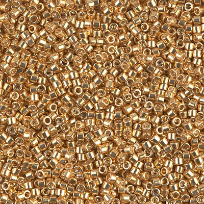 MIYUKI #11 DB 410 - Galvanised Yellow Gold Dyed - 5 gms