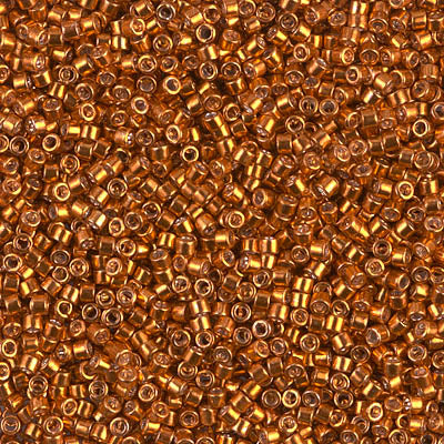 MIYUKI #11 DB 421 - Galvanised Tangerine Dyed - 5 gms