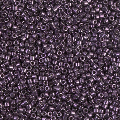 MIYUKI #11 DB 455 - Nickel Plated Dyed Plum - 5 gms