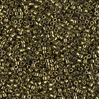 MIYUKI #11 DB 456 - Nickel Plated Dyed Olive - 5 gms