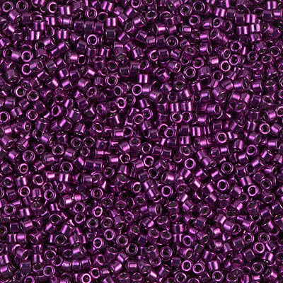 MIYUKI #11 DB 463 - Nickel Plated Dyed Dark Fuchsia - 5 gms