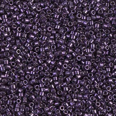 MIYUKI #11 DB 464 - Nickel Plated Dyed Dark Purple - 5 gms