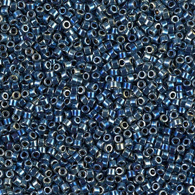 MIYUKI #11 DB 514 - Nickel Plated Dark Blue AB - 5 gms