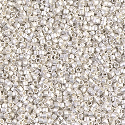 MIYUKI #11 DB 551F - Silver Plate Frosted - 5 gms