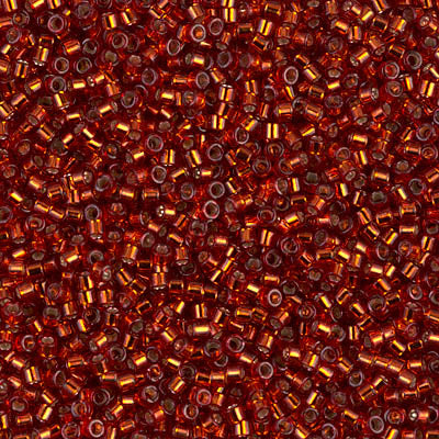 MIYUKI #11 DB 601 - Silver Lined Dyed Copper - 5 gms