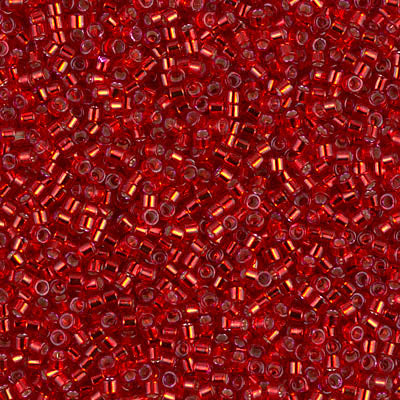 MIYUKI #11 DB 602 - Silver Lined Dyed Red - 5 gms