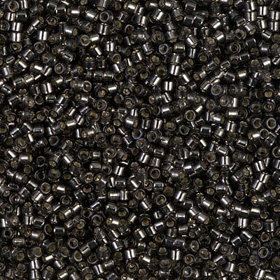 MIYUKI #11 DB 613 - Silver Lined Dyed Dark Grey - 5 gms
