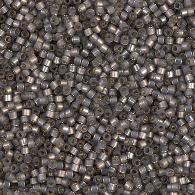 MIYUKI #11 DB 631 - Silver Lined Dyed Taupe Alabaster - 5 gms