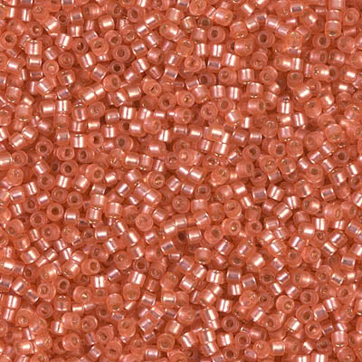 MIYUKI #11 DB 684 - Semi Matte Silver Lined Medium Rose - 5 gms