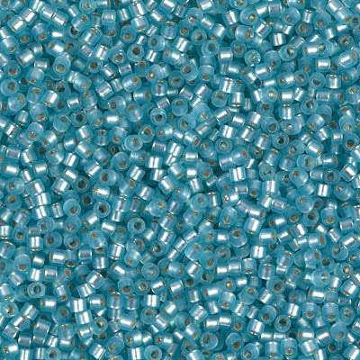 MIYUKI #11 DB 691 - Semi Matte Silver Lined Mint Green - 5 gms