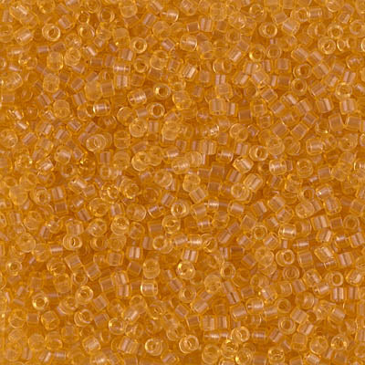 MIYUKI #11 DB 702 - Transparent Light Topaz - 5 gms
