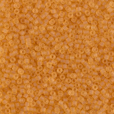 MIYUKI #11 DB 742 - Matte Transparent Topaz - 5 gms