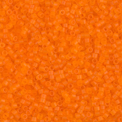 MIYUKI #11 DB 744 - Matte Transparent Orange - 5 gms