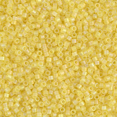 MIYUKI #11 DB 854 - Matte Pale Yellow AB - 5 gms