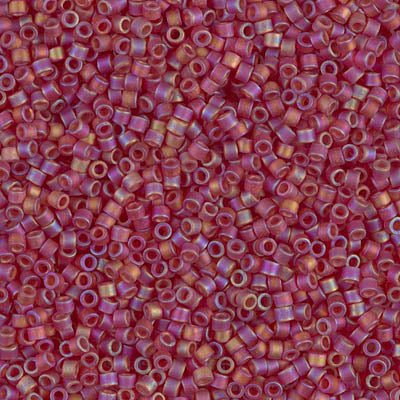 MIYUKI #11 DB 867 - Matte Transparent Dark Cranberry AB - 5 gms