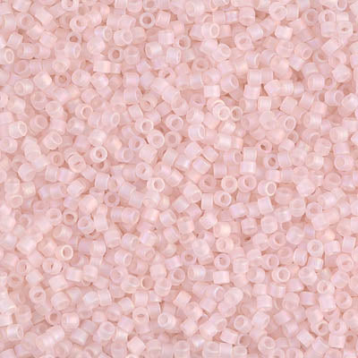 MIYUKI #11 DB 868 - Matte Transparent Pink Mist AB - 5 gms
