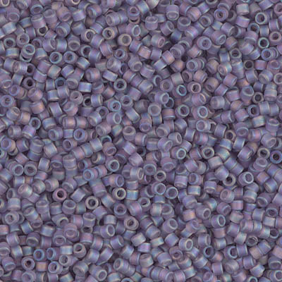 MIYUKI #11 DB 870 - Matte Transparent Light Amethyst AB - 5 gms