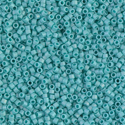 MIYUKI #11 DB 878 - Matte Opaque Turquoise AB - 5 gms