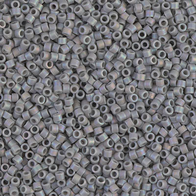 MIYUKI #11 DB 882 - Matte Opaque Light Grey AB - 5 gms
